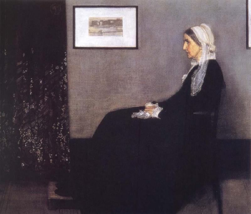 James Abbott McNeil Whistler Arrangement in Grey and Black Nr.1 or Portrait of the Artist-s Mother Germany oil painting art